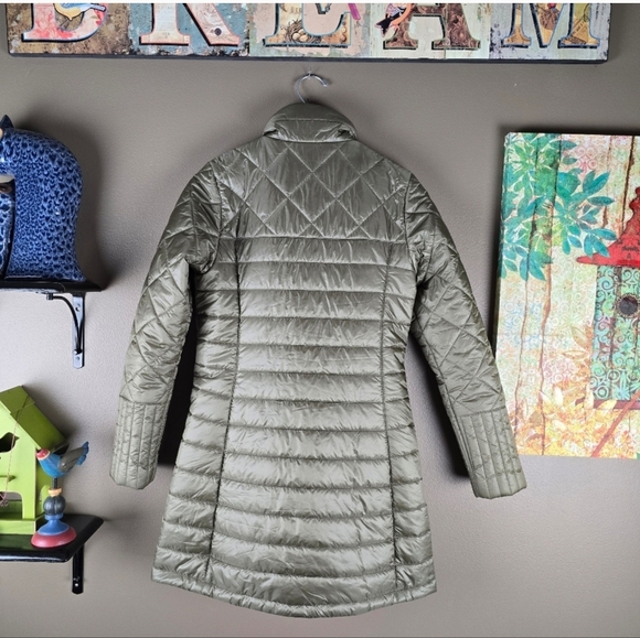 Patagonia Radalie Insulated Quilted Parka Long Coat Size Small - Picture 13 of 14